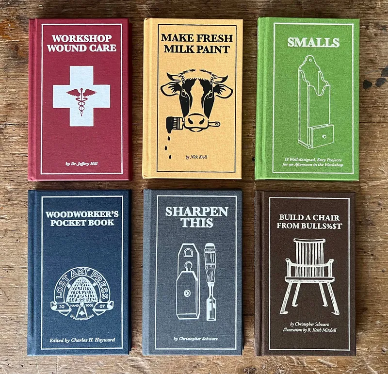 The Full Set of 6 Lost Art Press Pocket Books