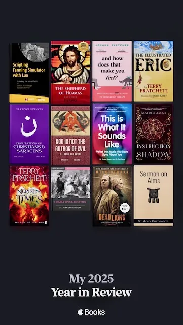info graphic showing the covers of the 12 books I've read.